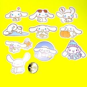 3/$10 10 pcs brand new waterproof Cinnamoroll stickers